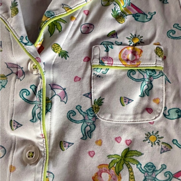 Roller Rabbit Pool Party Polo Pajama Set - Picture 5 of 11